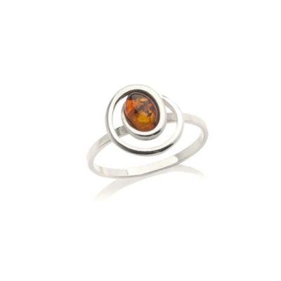 Bague ambre - 57