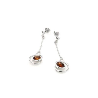 Boucles d'oreilles ambre