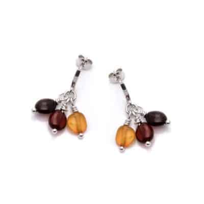 Boucles d’oreilles ambre