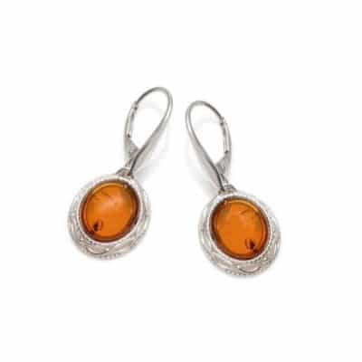 Boucles d’oreilles ambre