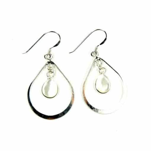 Boucles d’oreilles nacre – Image 2