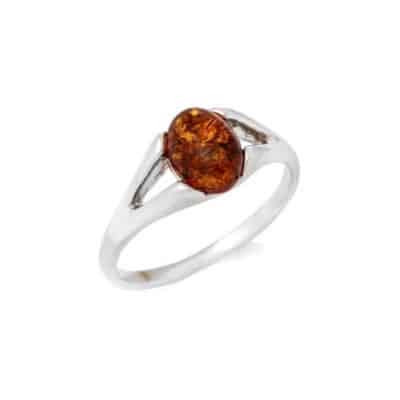 Bague ambre - 54