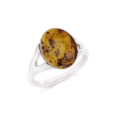 Bague ambre
