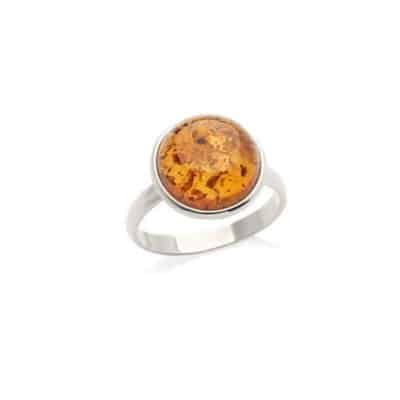 Bague ambre - 56