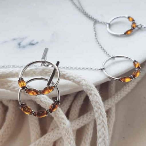 Boucles d’oreilles ambre – Image 2