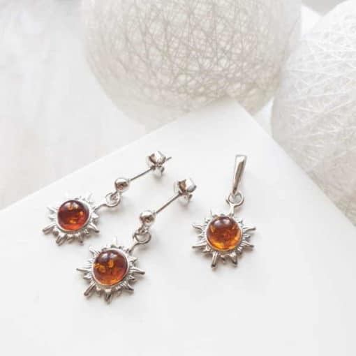 Boucles d’oreilles ambre – Image 2