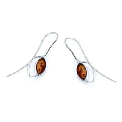 Boucles d’oreilles ambre