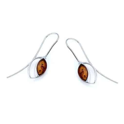 Boucles d’oreilles ambre