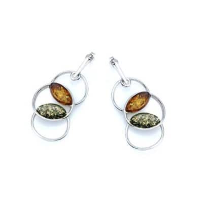 Boucles d’oreilles ambre