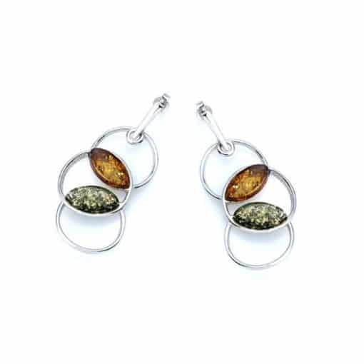 Boucles d’oreilles ambre
