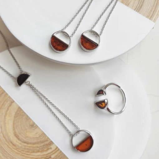 Boucles d’oreilles ambre – Image 2