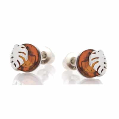 Boucles d’oreilles ambre