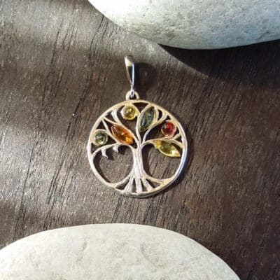 Pendentif ambre
