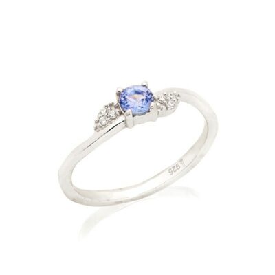 Bague tanzanite et oxyde - 54
