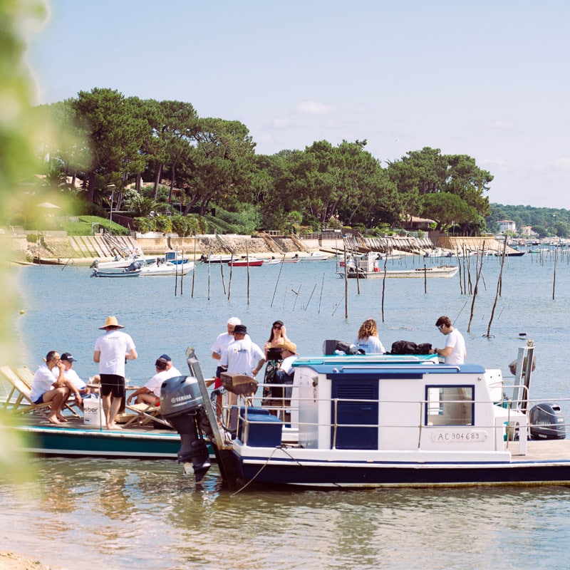 Balade en chaland basssin arcachon cap ferret - Balade sur chaland - Image-47