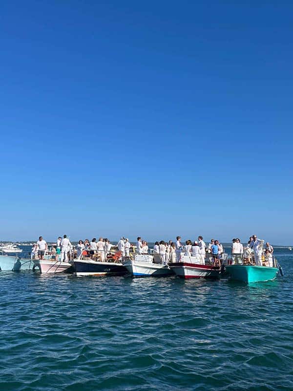 Evenementien mariage anniversaire en bateau basssin arcachon cap ferret - Balade sur chaland - EVENEMENTS PROFESSIONNELS