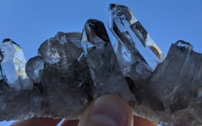 Smoky Quartz pocket from « Les 2 Alpes » ski resort!