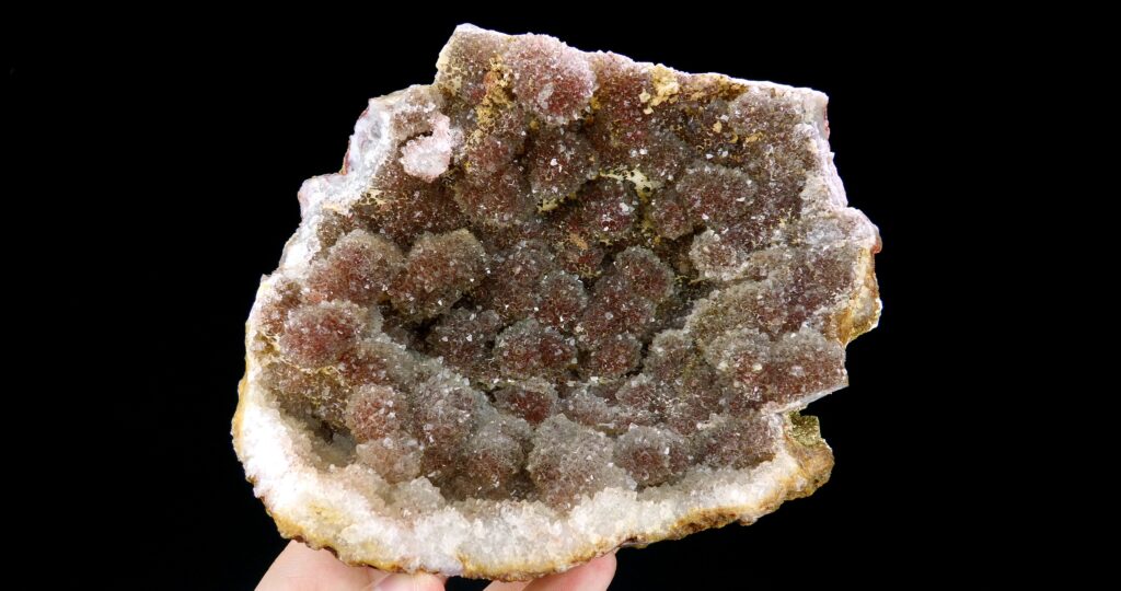 Hematoid Quartz geode