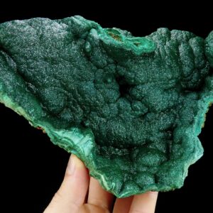 Malachite (open geode)