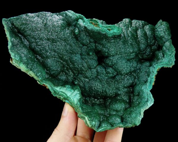 Malachite (open geode)