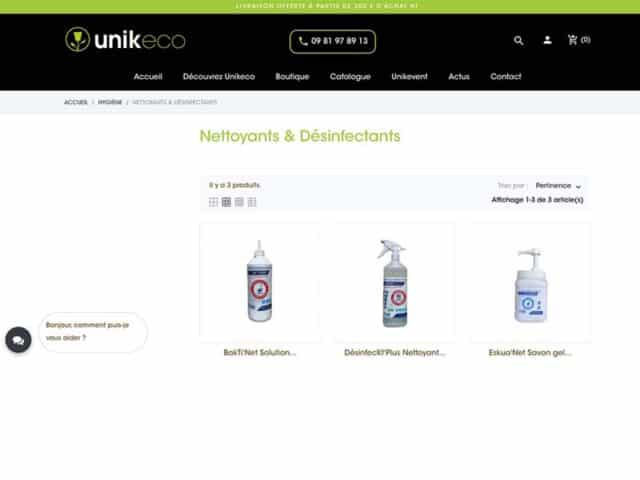 Unikeco met en avant la gamme « hygiène » TIB